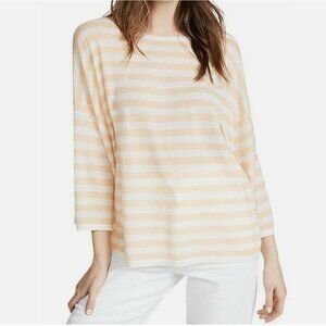 Brand new Vince Striped Wool / Cashmere Boxy Lightweight Pullover